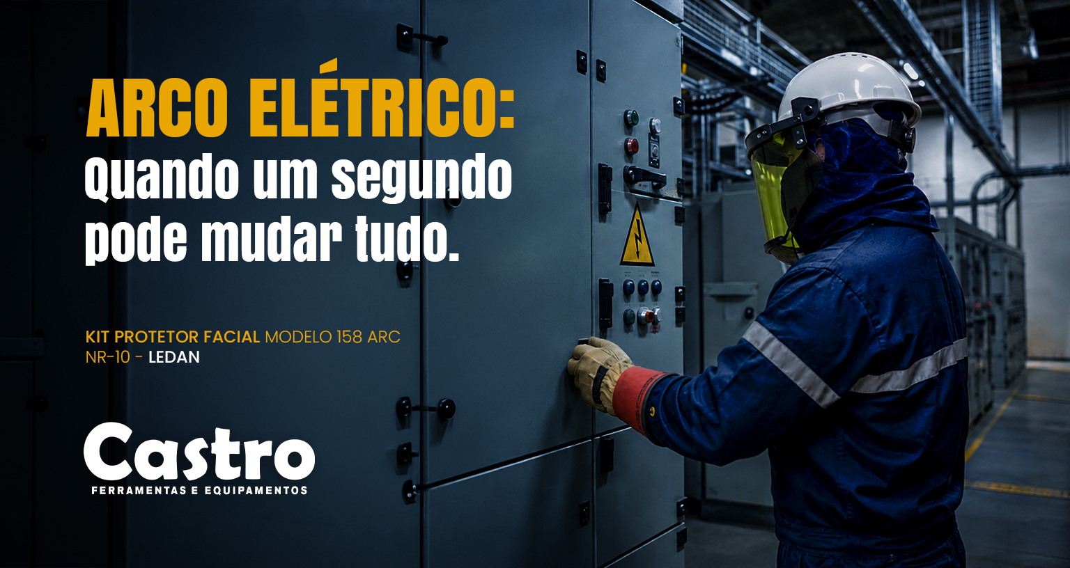 Arco elétrico: Quando um segundo pode mudar tudo.