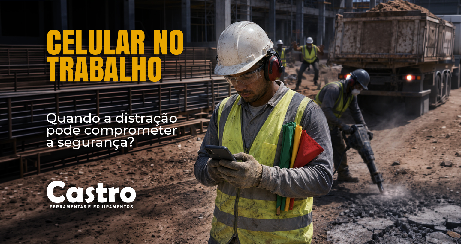Celular no trabalho: quando a distração pode comprometer a segurança?