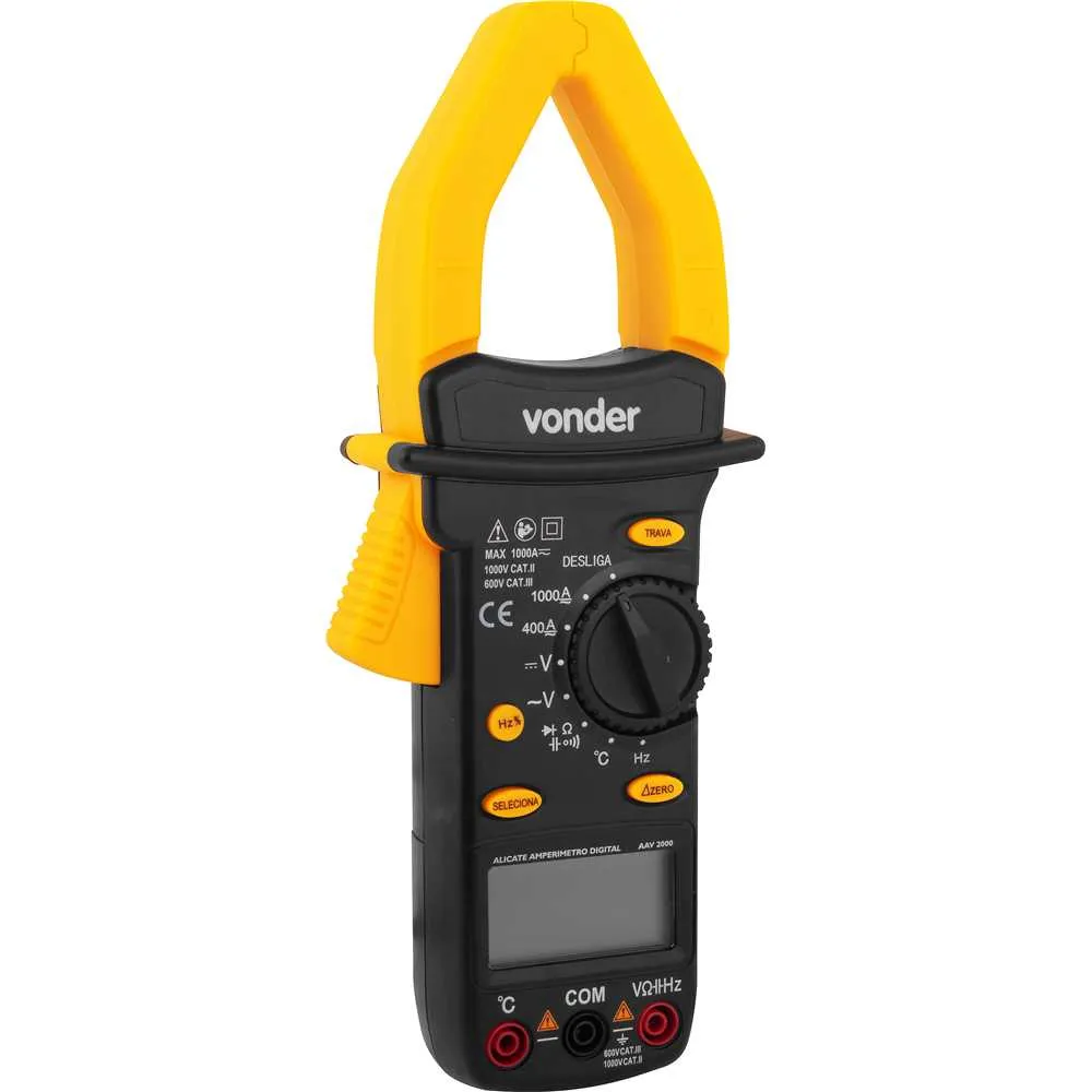 Alicate Amperímetro Vonder AAV 2000 CAT III | Castro EPIs