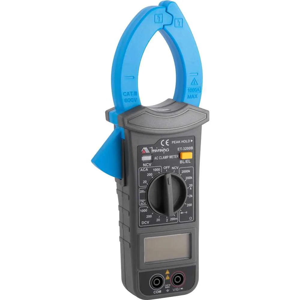 Alicate Amperímetro Minipa ET-3200B CAT III | Castro EPIs