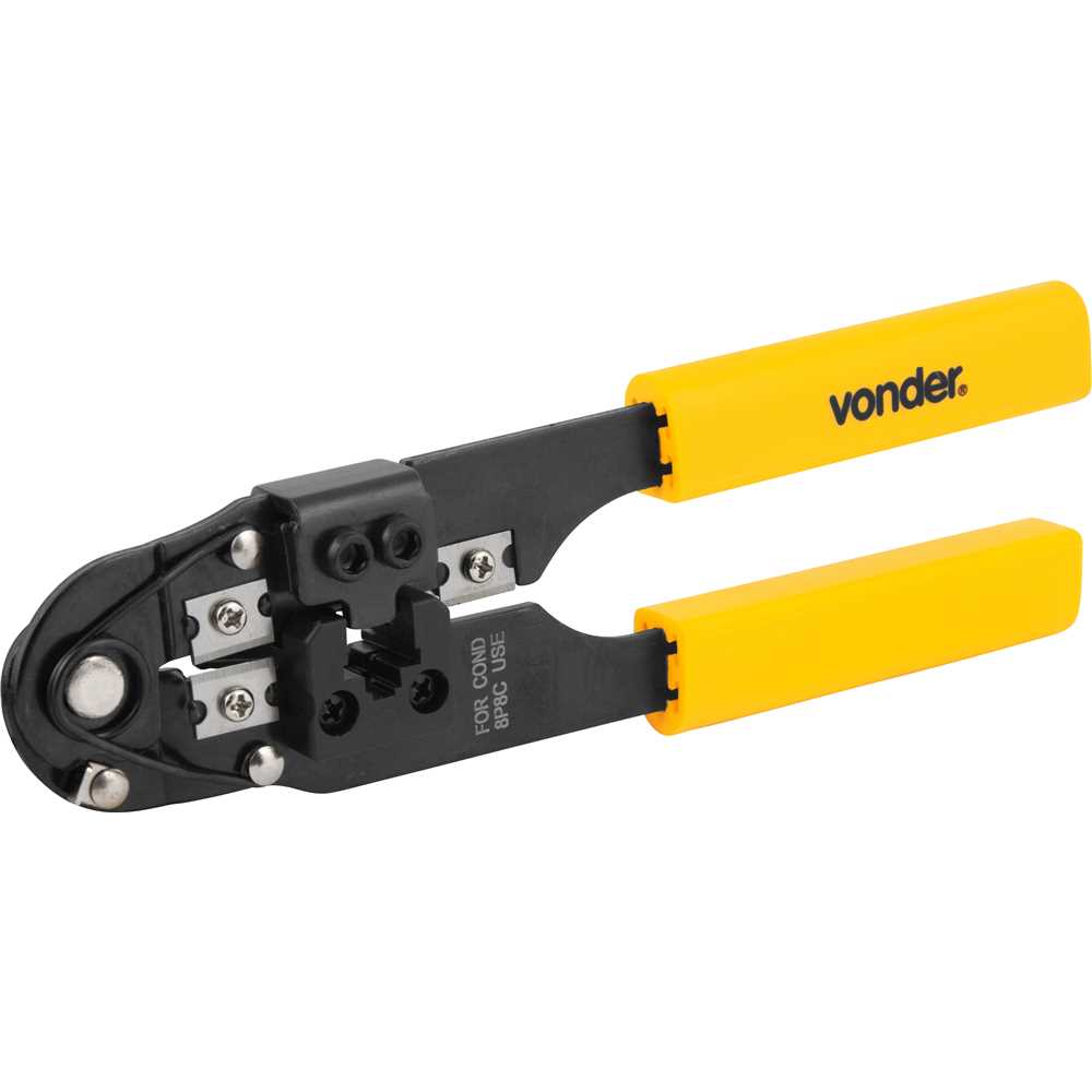 Alicate Crimpador RJ45 Vonder para Redes | Castro EPIs