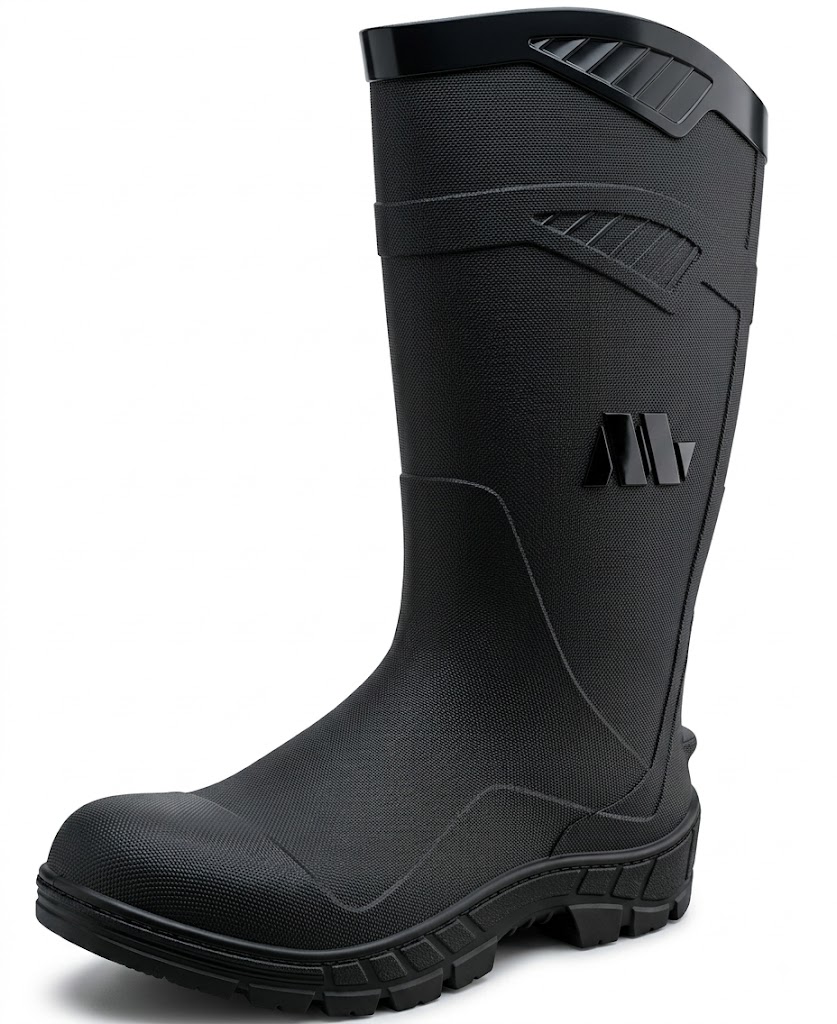 Bota PVC Vulcaflex 100AWORKF Preta Antiderrapante | Castro EPIs