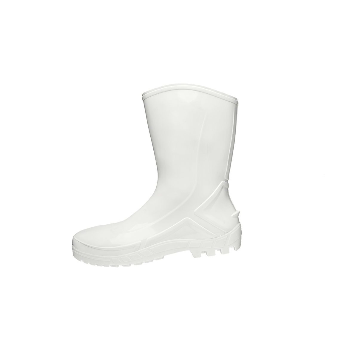 Bota PVC Vulcaflex Branca com CA e Cano Médio | Castro EPIs