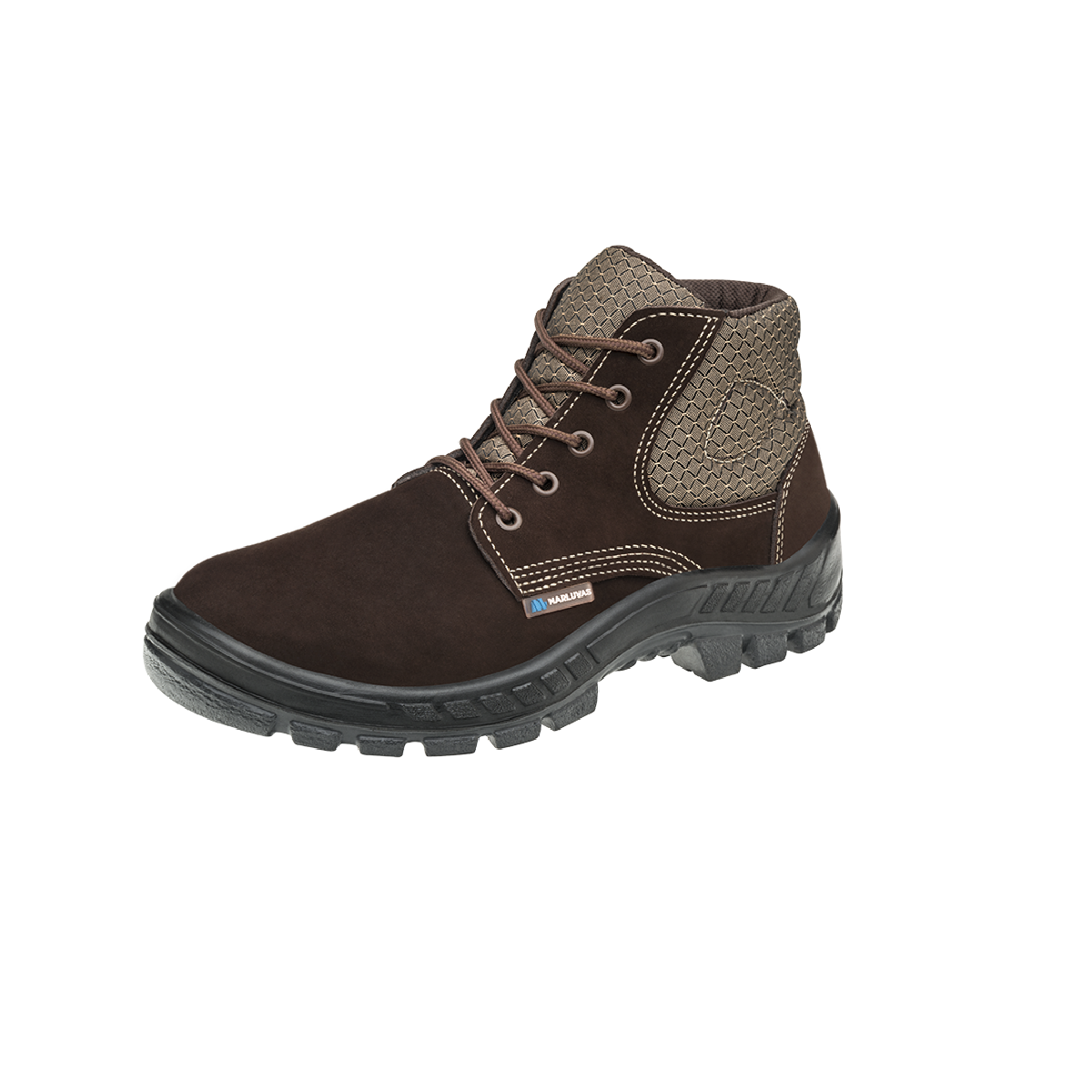 Botina Nubuck com Cadarço Marrom CA Trekking | Castro EPIs