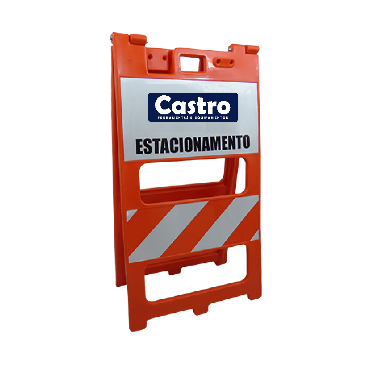 Cavalete Plástico de Sinalização: Alta Durabilidade | Castro EPIs