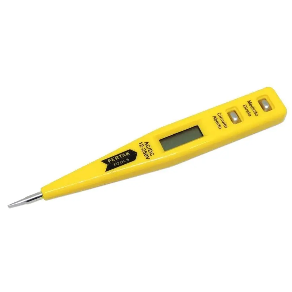 Chave Teste Digital 12V-220V com Visor LCD | Castro EPIs