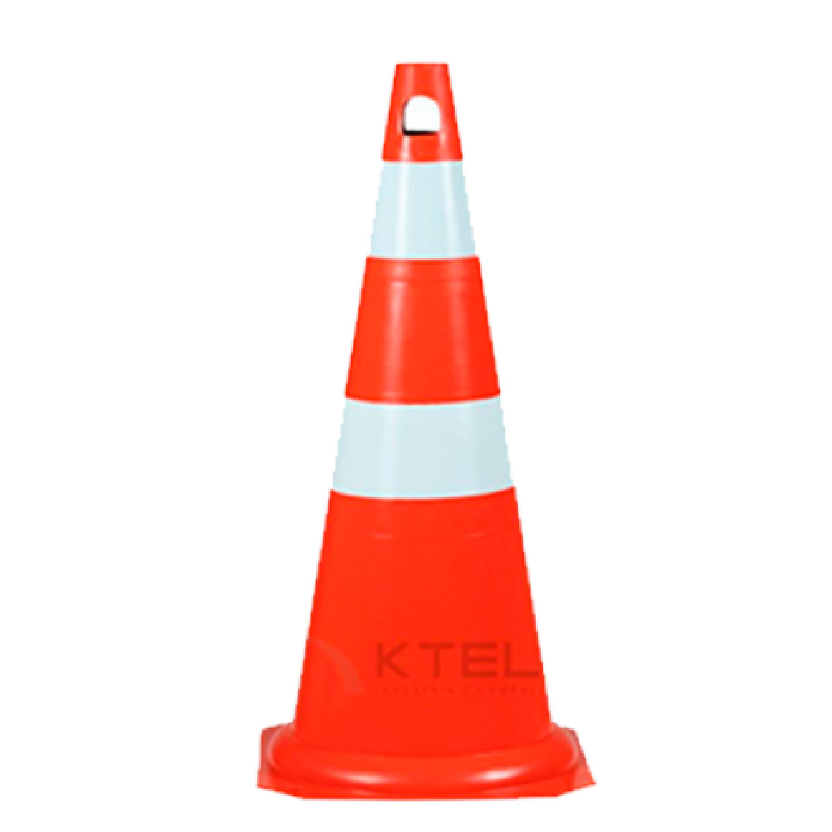 Cone de PVC Rígido 50cm e 75cm: Alta Visibilidade | Castro EPIs