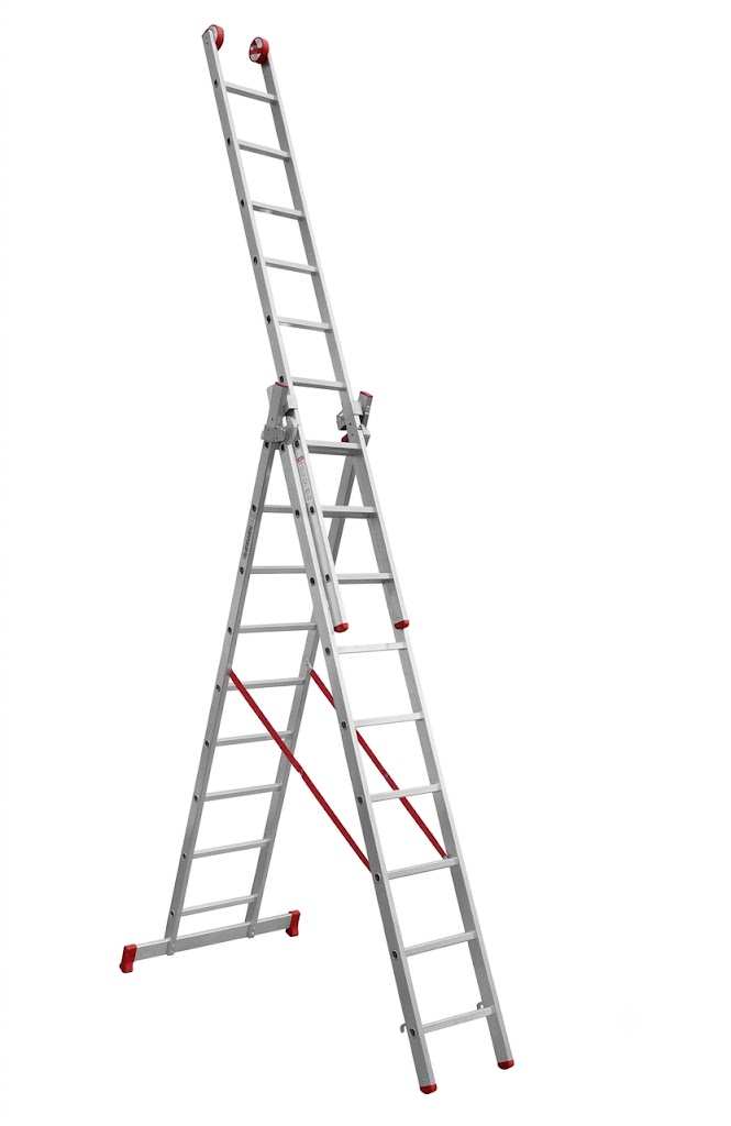 Escada Extensiva de Abrir 3x1 150kg | Castro EPIs