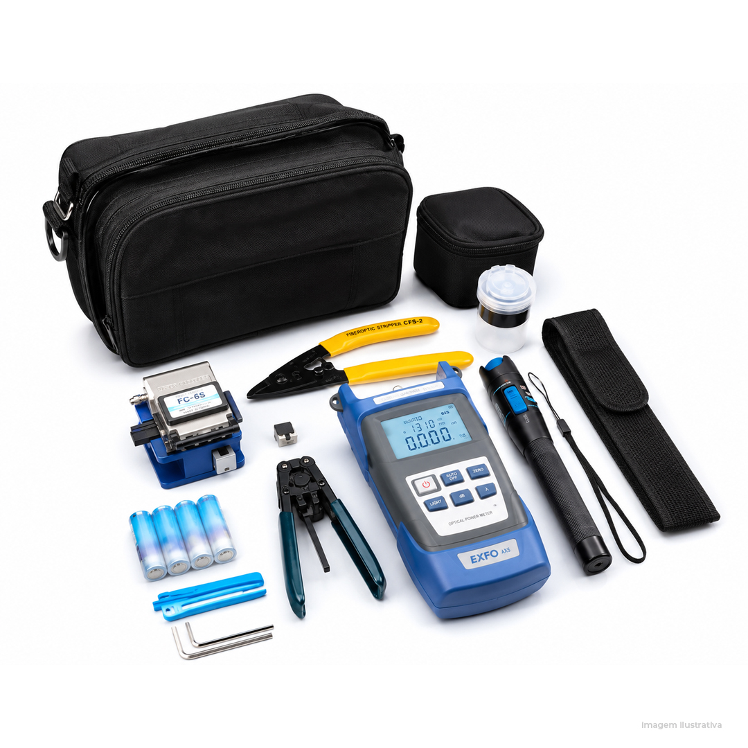 Kit de Ferramentas para Fibra Óptica FTTH Completo | Castro Ferramentas