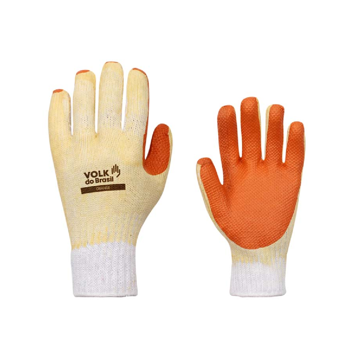 Luva Orange Palma Vulcanizada com CA | Super Grip | Castro EPIs