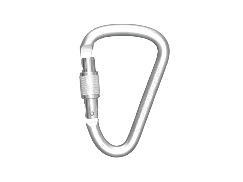 Mosquetão Klettersteig Aço 45kN Trava Manual | Castro EPIs