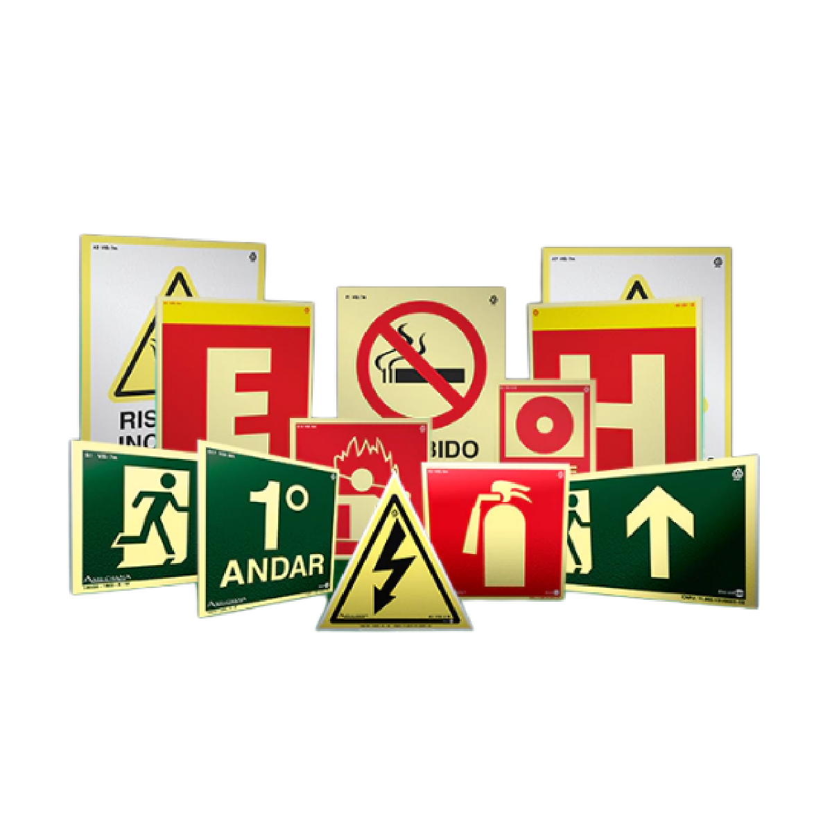 Placa de Sinalização Fotoluminescente: Normas NBR | Castro EPIs