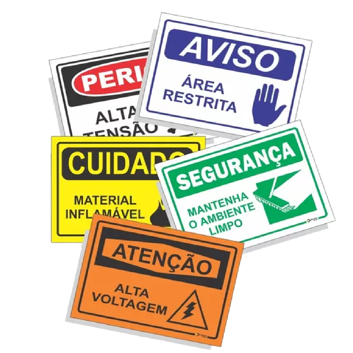 Placas Regulamentadas NR26 e Sinalização: Padrão ABNT | Castro EPIs