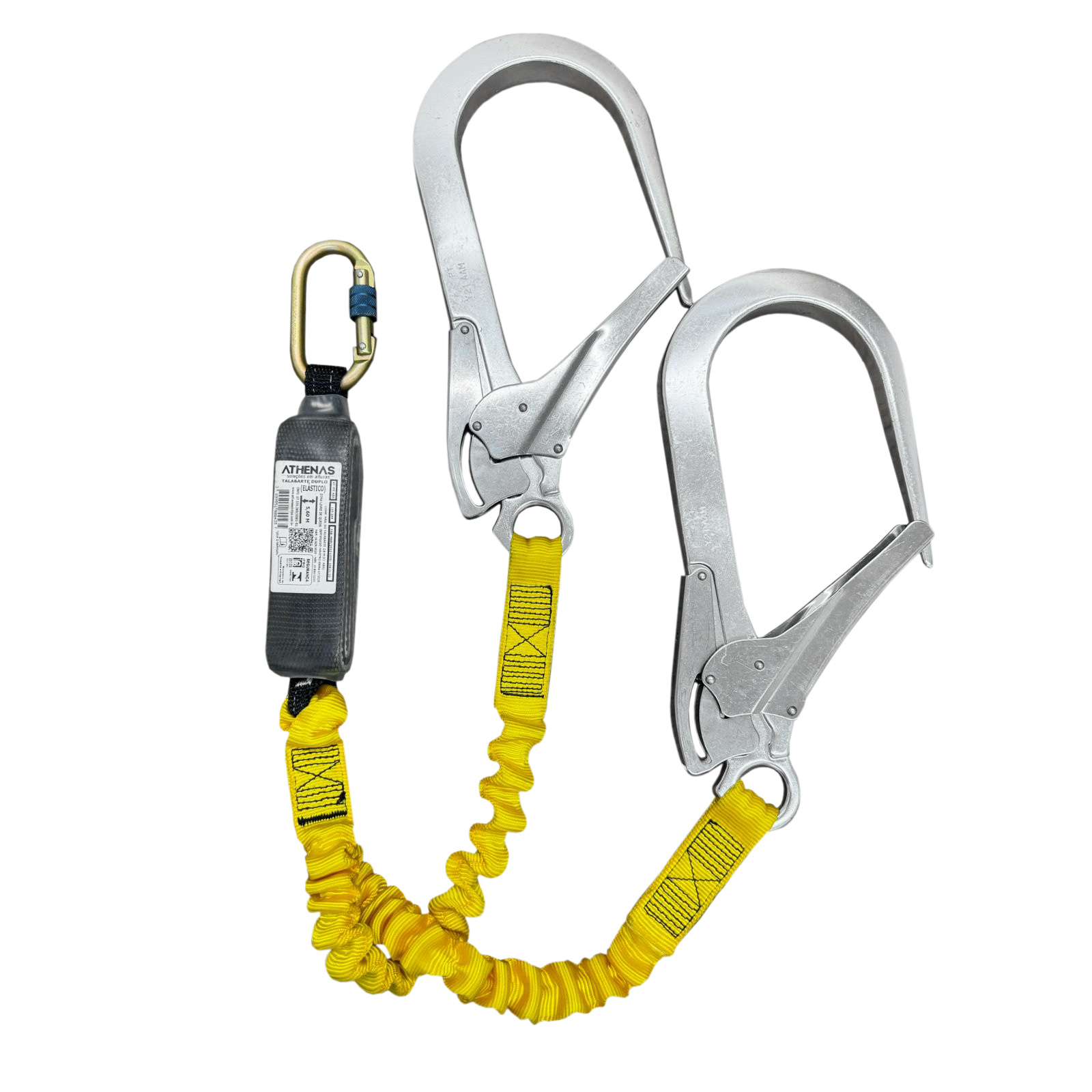 Talabarte Y com Absorvedor 1,60m Conector 110mm | Castro EPIs