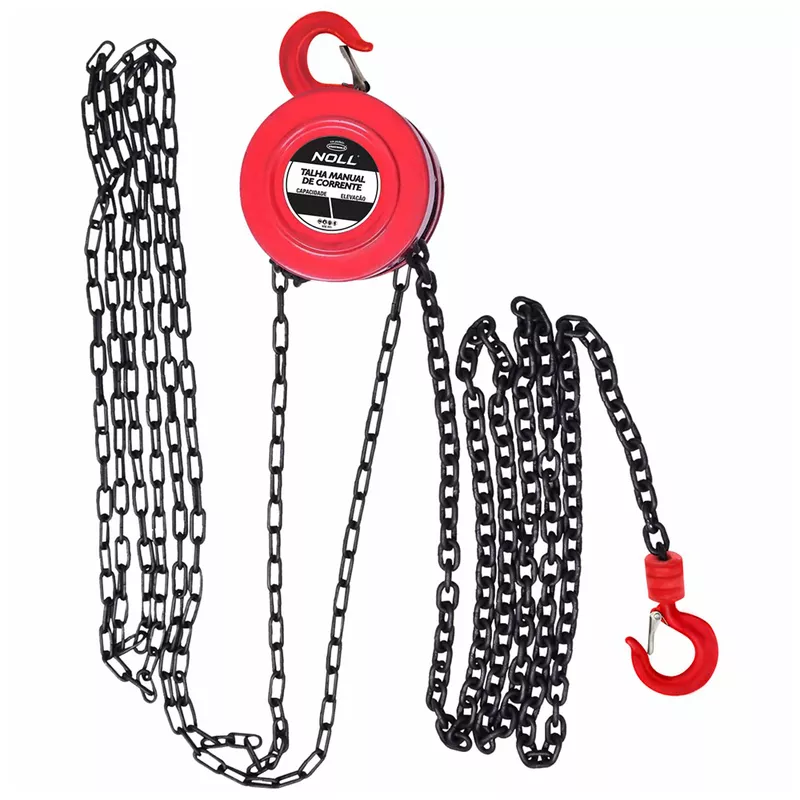 Talha Manual de Corrente 1 a 5 Ton | Castro EPIs