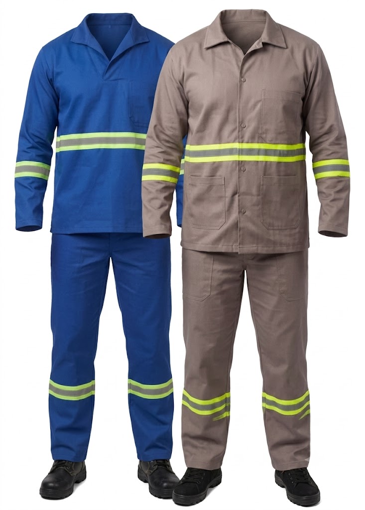 Uniforme em Brim com Refletivo 100% Algodão | Castro EPIs
